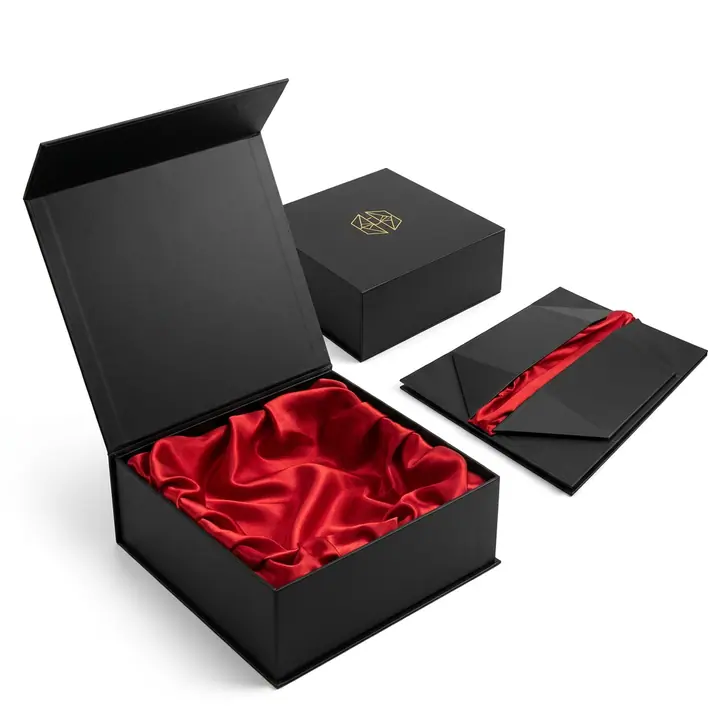 Cardboard Silk Satin Lined Women Handbags Purses Packaging – view 2