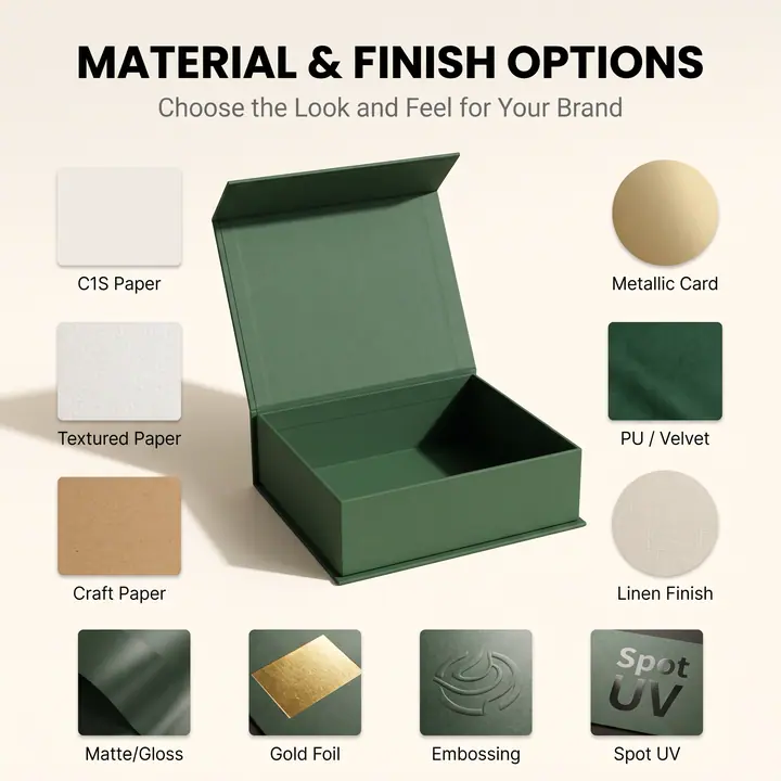 Cosmetic Collapsible Boxes Portable Flat Folding Paper Packaging – view 4