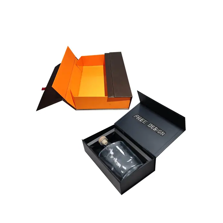Collapsible Rigid Wine Bottle Box – view 2