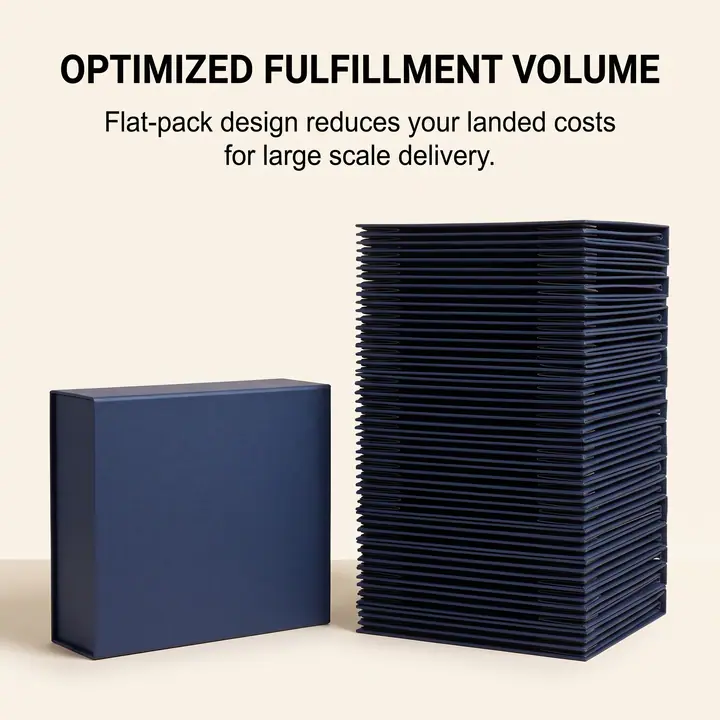 Foldable Rigid Paper Box Matt Lamination Embossing – view 5
