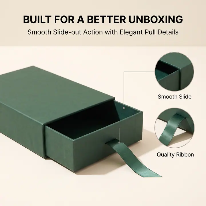 Handmade Custom Black Cardboard Box 12/24 – view 3