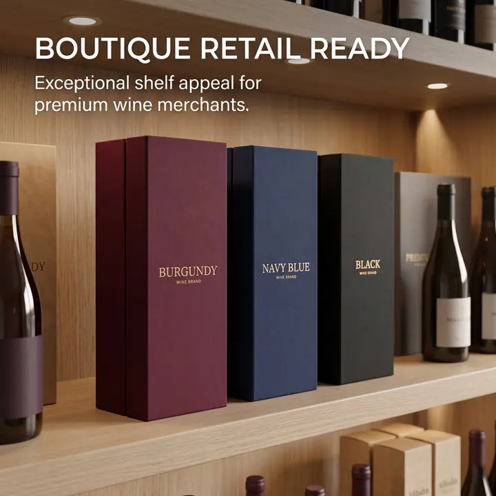 Ivory Double Bottle Carton Divider Rigid Paper Wine