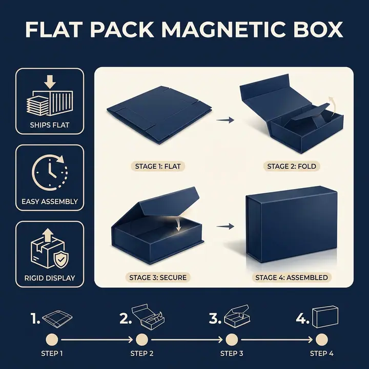 Magnetic High-End Makeup Brush Paper Box – view 6