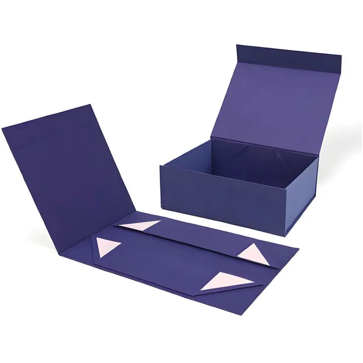 Packaging Magnetic Cosmetic Bronzing Grey Board Flat ISO