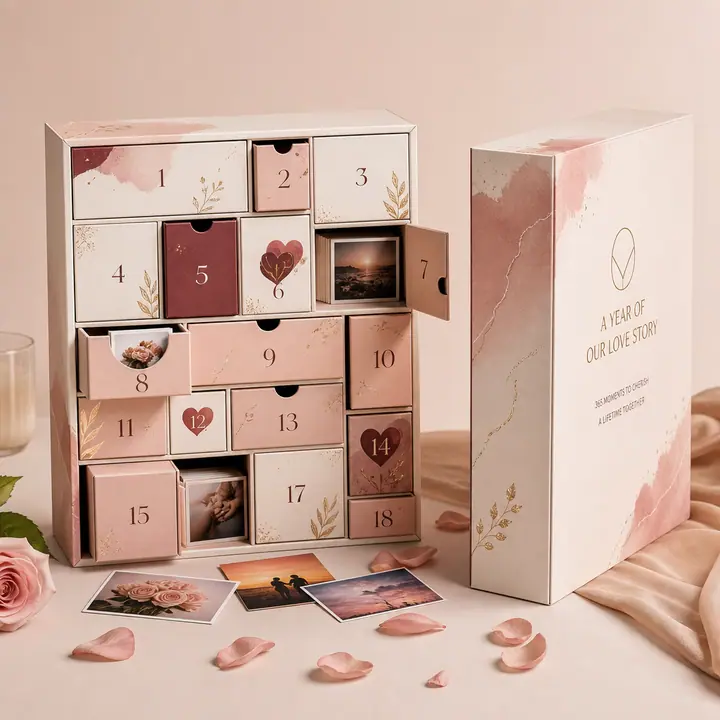 Portable Anniversary Memory Calendar Box – view 2
