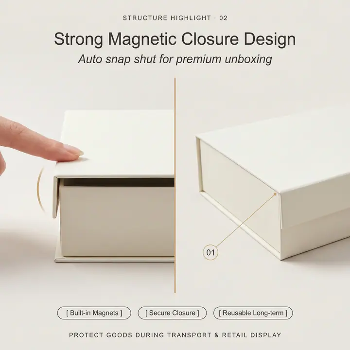 Magnetic Paper Box Compartments
